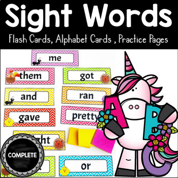 Sight Words Flash Cards - Massive Bundle